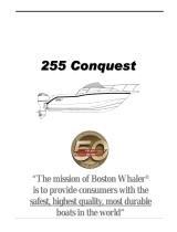 Boston Whaler 255 Conquest Owner's manual