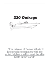 Boston Whaler 220 Outrage Owner's manual