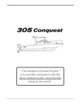 Boston Whaler 305 Conquest Owner's manual