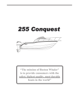 Boston Whaler 255 Conquest User manual