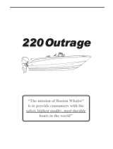 Boston Whaler 220 Outrage Owner's manual