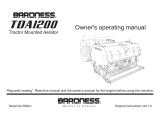 Baroness TDA1200/1600 Operating instructions