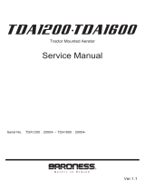 Baroness TDA1200/1600 User manual