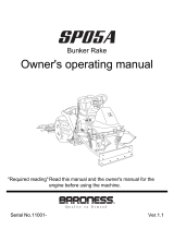 Baroness SP05A Operating instructions