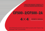 CFMoto CFORCE 500 Owner's manual