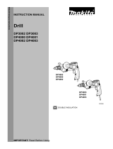 Makita DP4002 User manual