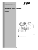 SSP Random Orbit Sander MBO500 User manual