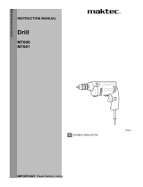 Makita MT601 User manual