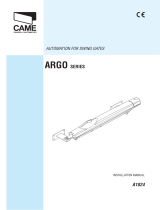 CAME Argo Owner's manual