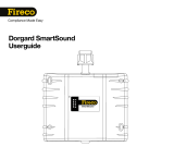 Fireco Dorgard SmartSound User guide