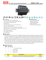 Meanwell HDR-100 series Owner's manual