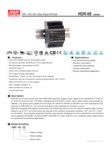 Meanwell HDR-60 series Owner's manual