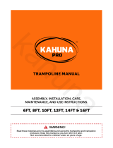 Kahuna Pro 8FT Assembly, Installation, Care, Maintenance, And Use Instructions