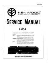 Kenwood KT-2001A Owner's manual