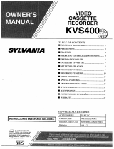 Sylvania KVS400 User manual