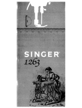 SINGER 1263 Owner's manual