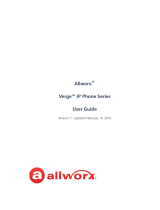 Allworx Verge 9312 User manual