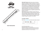 ADJ UB 6H User manual