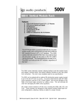 API Audio 500VPR Owner's manual