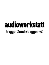 audi­owerkstatt trigger2midi2trigger V2 Owner's manual