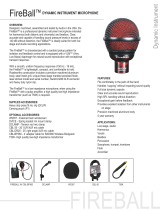 Audix Fireball User manual