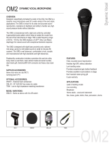 Audix OM2 Gesangsmikrofon User manual