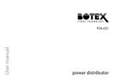 Botex PSA 631 Power Distributor 63A User manual