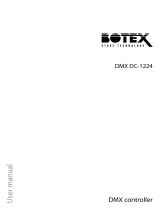 Botex Controller DMX DC-1224 Owner's manual