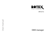 Botex DMX Merge DM-2512 User manual
