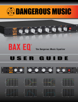 Dangerous Music BAX EQ User manual