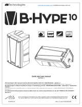dB Tech­no­lo­gies B-Hype 10 Quick start guide