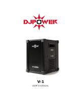 DJ Power V-1 Spark Machine User manual