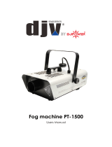 DJ Power PT-1500 Fog Machine Owner's manual