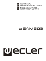 Ecler eSAM603 User manual