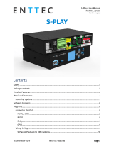 Enttec S-Play User manual