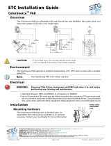 ETC ColorSource PAR User manual