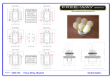 Freeway Switch 3X3-03 Nickel Black&Cream Tip User manual