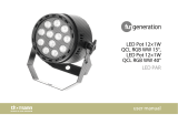Fun Gen­er­a­tion LED Pot 12x1W QCL RGB WW 40° Owner's manual