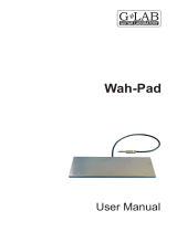 G-LAB Wah-Pad User manual
