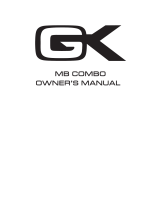 Gallien Krueger MB112 User manual