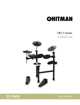 Hitman HD-7 Sonic E-Drum Set Owner's manual