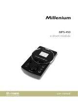 Millenium MPS-450 Drum Module Owner's manual