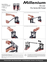 Millenium PD-222 Pro Series BD Pedal Assembly Instructions