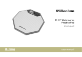 Millenium R1 12" Metronome Practice Pad Owner's manual