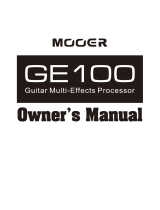 MOOER GE100 User manual