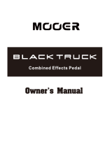MOOER Black Truck Multi-Effects Unit User manual
