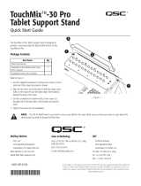 QSC TouchMix-30 Pro Tablet stand User manual