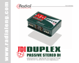 Radial Engineering JDI Duplex User manual