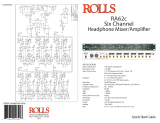 Rolls RA62C User manual