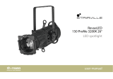 Stairville RevueLED 150 Profile 3200K User manual